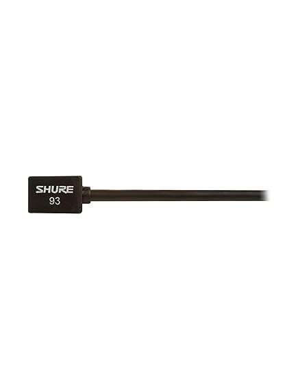 WL93-6 Miniature Lavalier Microphone, Black, 1.8 m Cable, Length: 1.8m (Cable)