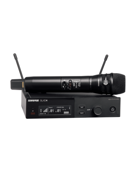 SLXD24E/K8B-H56 Wireless System with KSM8 Dualdyne Handheld Transmitter, Digital, 518 to 562 MHz, RF Frequency Rating: 518 to 562MHz