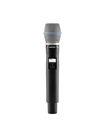 QLXD2/B87C=-G51 QLXD2 Handheld Transmitter with BETA87A, 100 m Range, 470 to 534 MHz, Frequency Rating: 470 to 534MHz